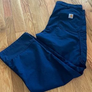 Carhartt navy blue loose fit rn#14806 36/30 pants